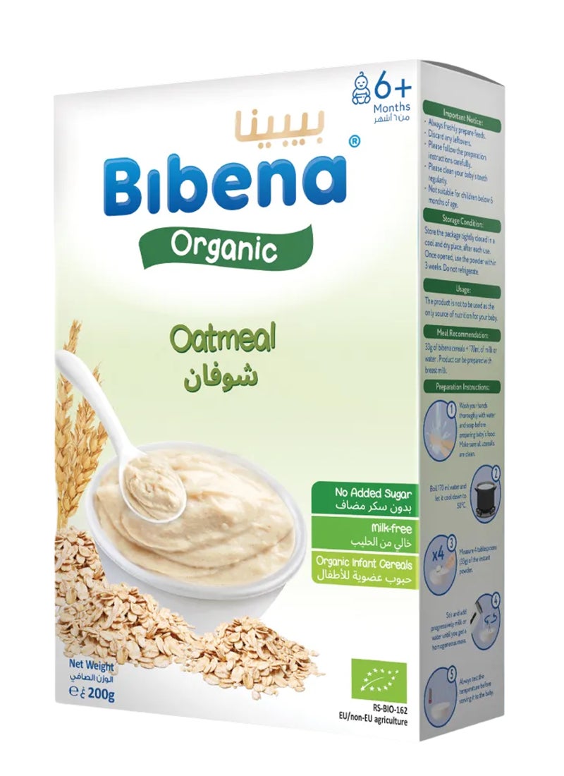 Bibena Organic Oatmeal Baby Cereal - Image 1